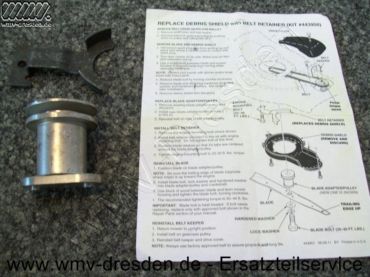 Artikel 532443950-ELE Hersteller: McCulloch-Husqvarna-Gardena-Partner-Poulan-Jonsered-Flymo 